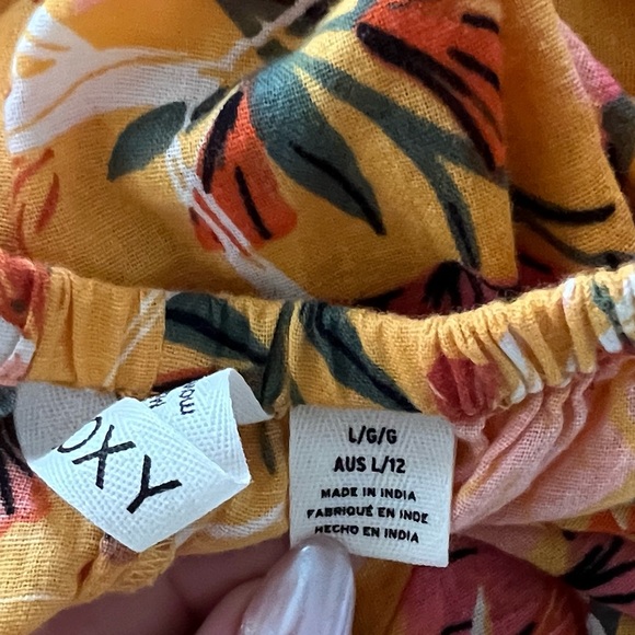 Roxy yellow floral romper large - Picture 4 of 5